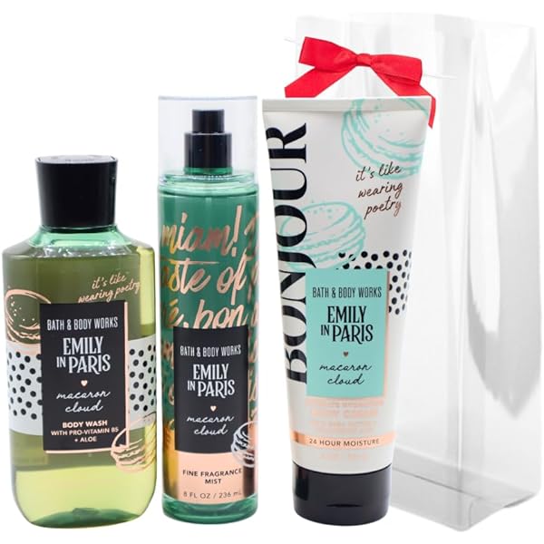 Amazon.com : EMILY IN PARIS - Bath/Body Work - 3 Piece Bundle